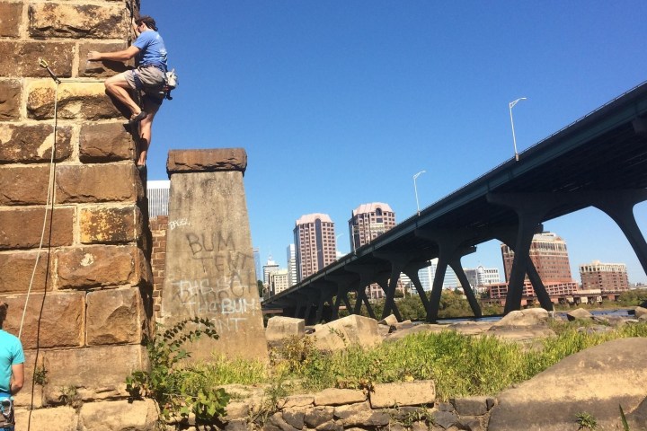 a stone bridge