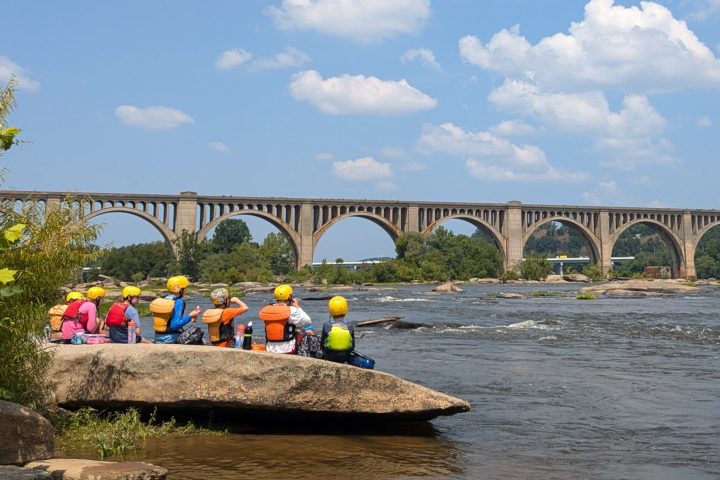 a bridge over a body of water